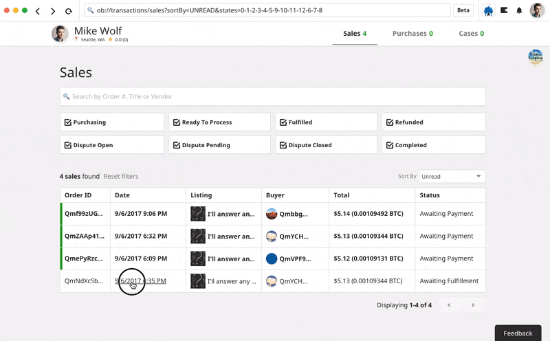 Order Management